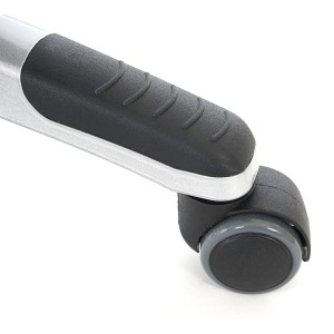 Sillón de oficina DIONE, máximo confort con grueso acolchado, en piel negra