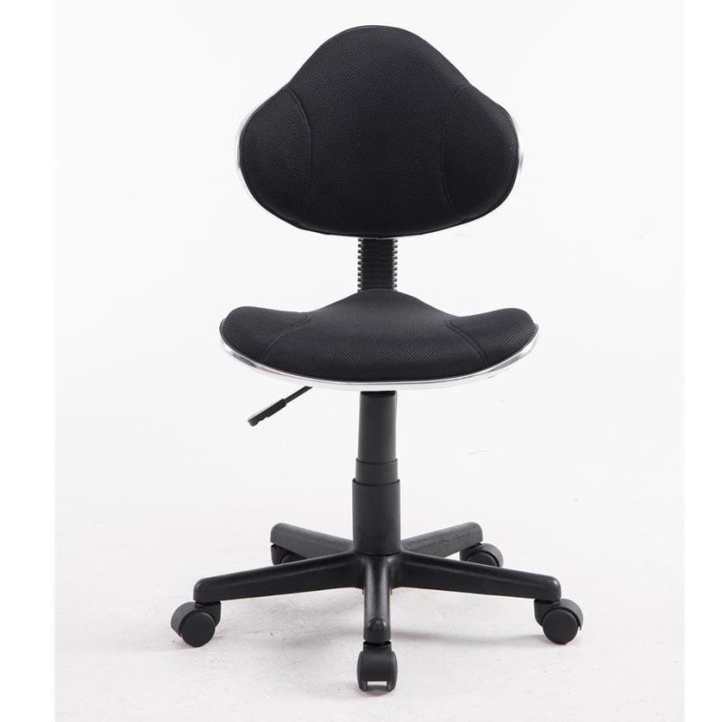 Silla escritorio Juvenil BASTER, en malla transpirable, color negro