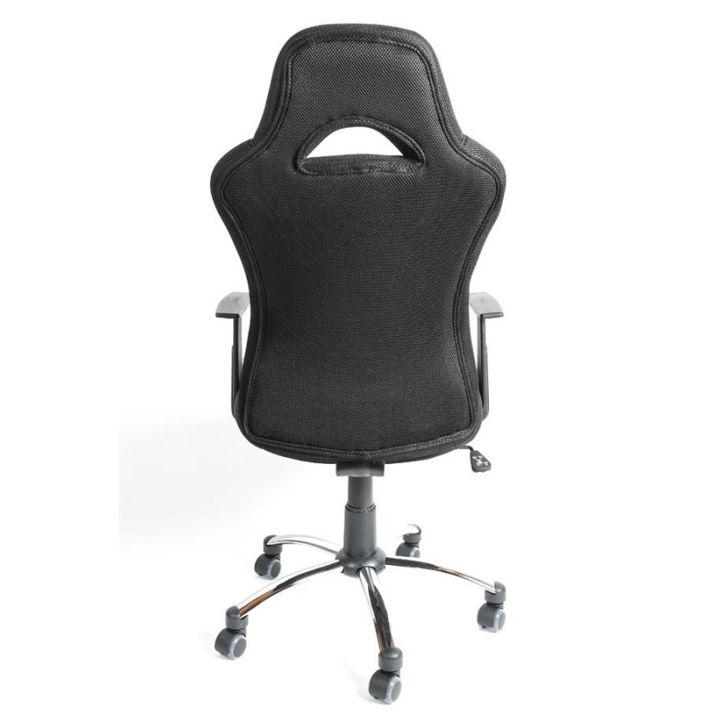 Silla gamer MICHIGAN en polipiel negra