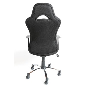 Silla gamer MICHIGAN en polipiel negra