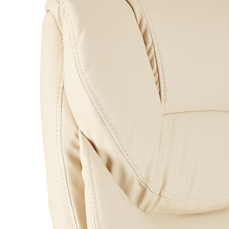 Sillón de oficina BALTIMORE, en piel color negro