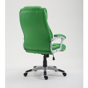 Sillón de oficina BALTIMORE, en piel color negro