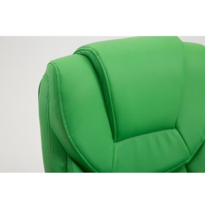 Sillón de oficina BALTIMORE, en piel color negro