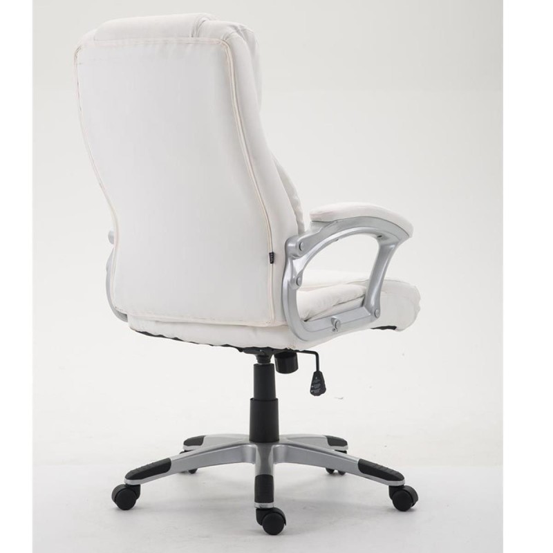 Sillón de oficina BALTIMORE, en piel color negro