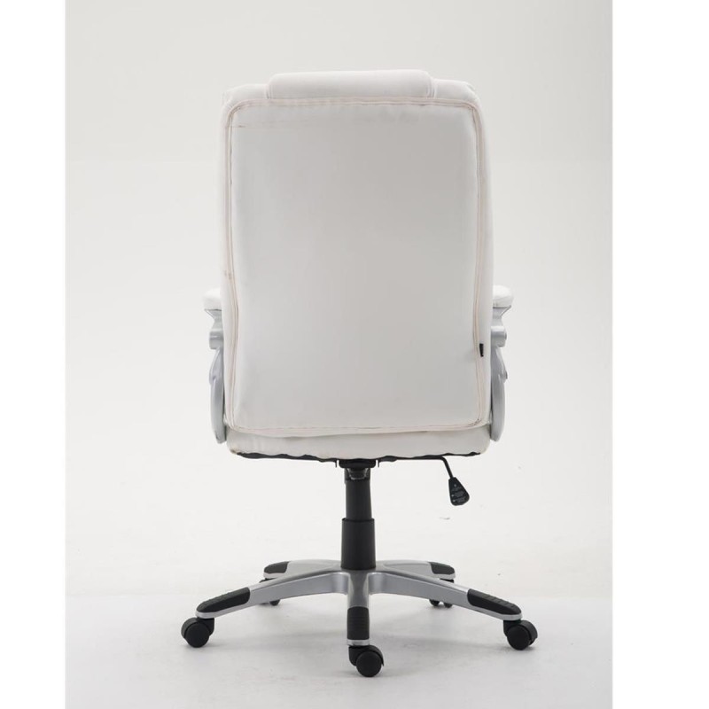 Sillón de oficina BALTIMORE, en piel color negro