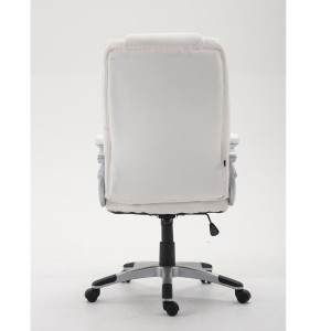 Sillón de oficina BALTIMORE, en piel color negro