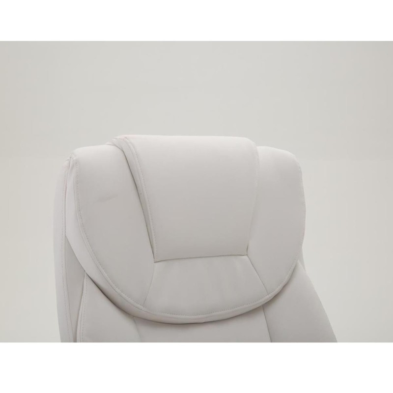 Sillón de oficina BALTIMORE, en piel color negro