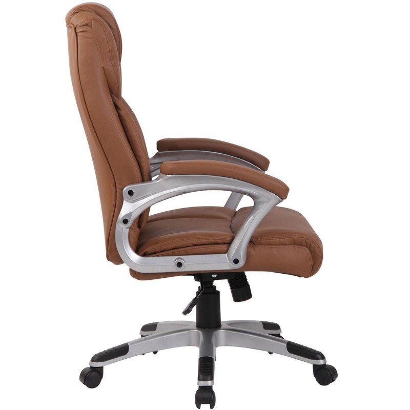 Sillón de oficina BALTIMORE, en piel color negro