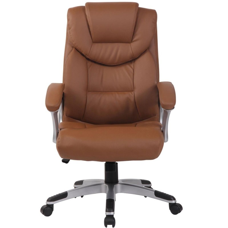 Sillón de oficina BALTIMORE, en piel color negro