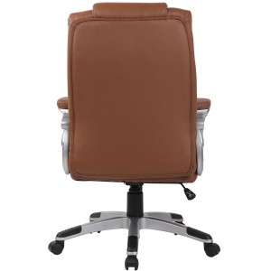 Sillón de oficina BALTIMORE, en piel color negro