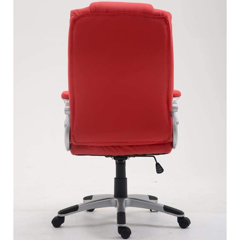 Sillón de oficina BALTIMORE, en piel color negro