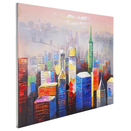 Cuadro RASCACIELOS 90x120x3,5 cm, pintado a mano al óleo 2