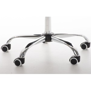 Sillón de oficina BRISTOL, reposabrazos metálicos, piel color Negro