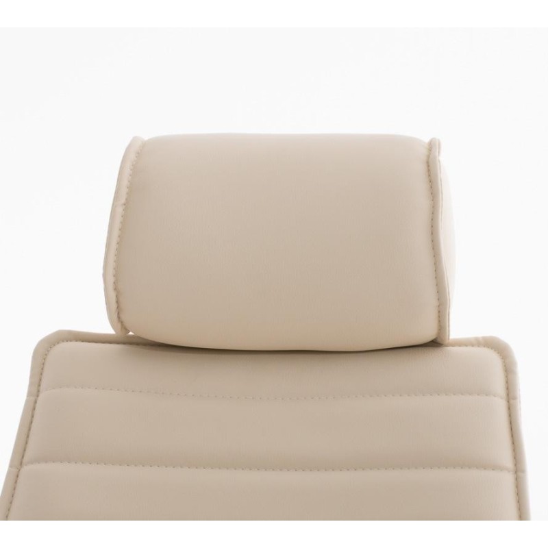 Sillón Ejecutivo modelo RENO, estructura metal, en piel color Negro