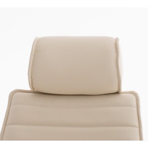 Sillón Ejecutivo modelo RENO, estructura metal, en piel color Negro