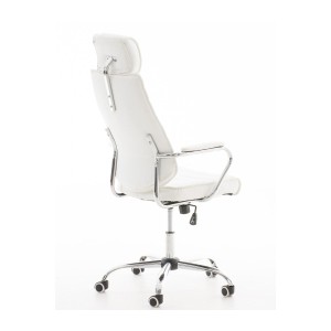 Sillón Ejecutivo modelo RENO, estructura metal, en piel color Negro