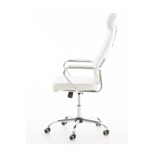 Sillón Ejecutivo modelo RENO, estructura metal, en piel color Negro