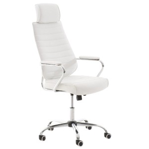 Sillón Ejecutivo modelo RENO, estructura metal, en piel color Negro