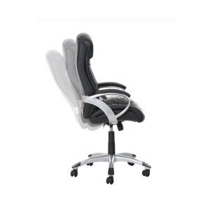 Sillón de oficina GLASGOW, Mecanismo Basculante, En Negro