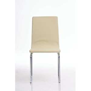 Silla de Confidente VILLANOVA, diseño único, en Piel color Negro