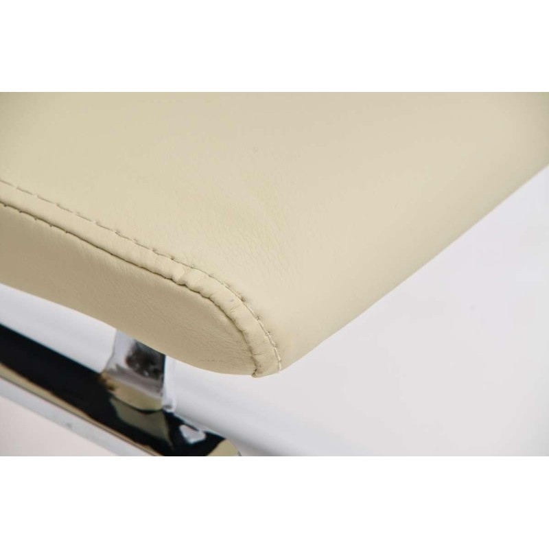 Silla de Confidente VILLANOVA, diseño único, en Piel color Negro