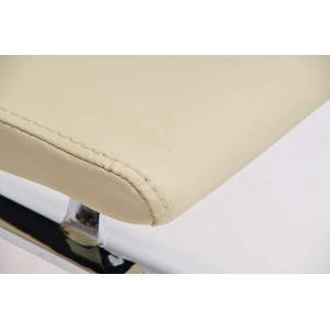 Silla de Confidente VILLANOVA, diseño único, en Piel color Negro