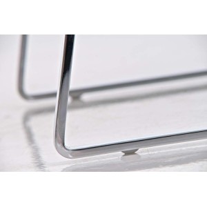 Silla de Confidente VILLANOVA, diseño único, en Piel color Negro