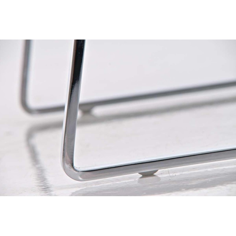 Silla de Confidente VILLANOVA, diseño único, en Piel color Negro