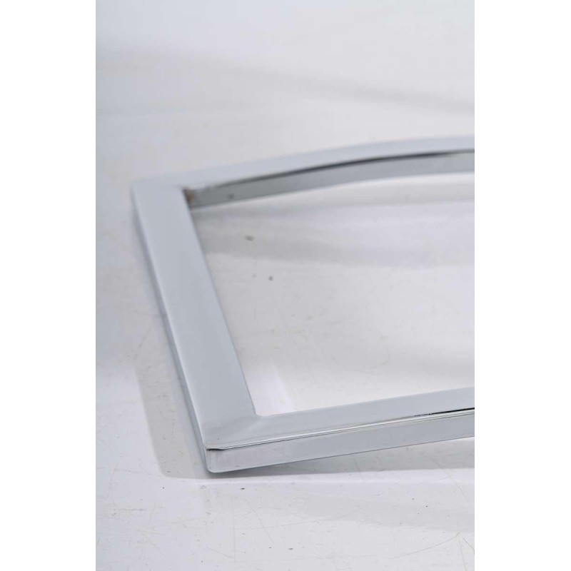 Silla de Confidente MILA, respaldo ergonómico alto, Piel color Negro