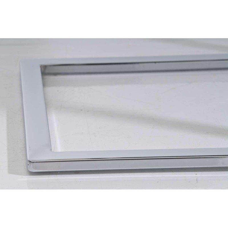 Silla de Confidente VICOR, tapizado estilo capitoné, Piel Negro