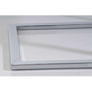 Silla de Confidente VICOR, tapizado estilo capitoné, Piel Negro