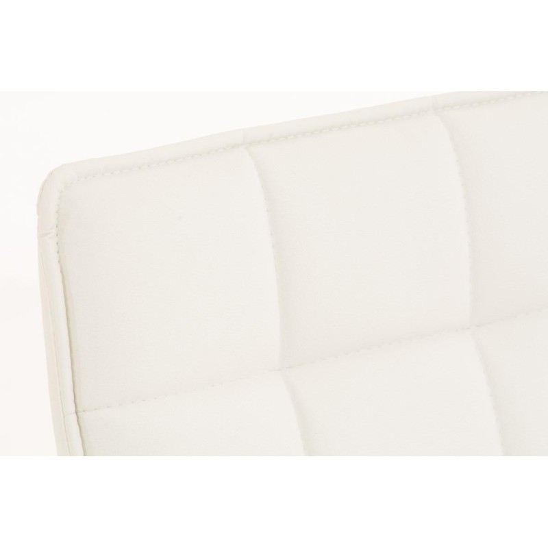 Silla de Confidente BULGARI, ajustable en altura, Piel color Negro