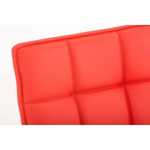 Silla de Confidente BULGARI, ajustable en altura, Piel color Negro