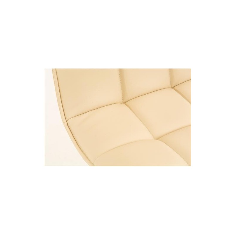 Silla de Confidente BULGARI, ajustable en altura, Piel color Negro