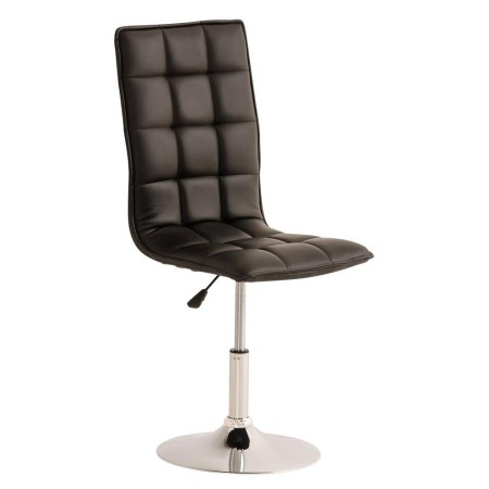 Silla de Confidente BULGARI, ajustable en altura, Piel color Negro 2