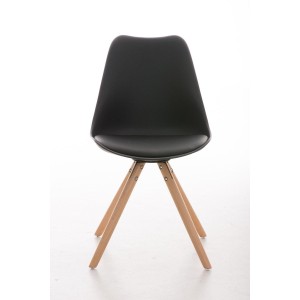 Silla de Diseño / Confidente ALMA, muy exclusiva color negro