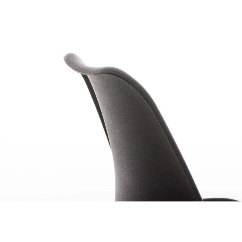 Silla de Diseño / Confidente ALMA, muy exclusiva color negro