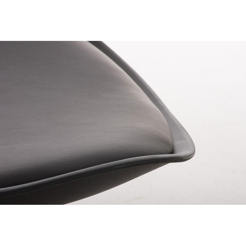 Silla de Diseño / Confidente ALMA, muy exclusiva color negro