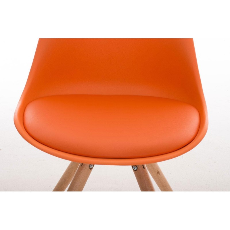 Silla de Diseño / Confidente ALMA, muy exclusiva color negro