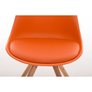 Silla de Diseño / Confidente ALMA, muy exclusiva color negro