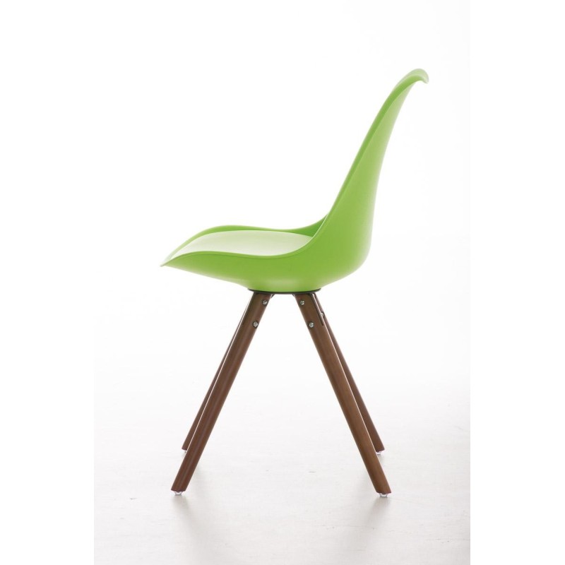 Silla de Diseño / Confidente ALMA nogal, muy exclusiva color negro