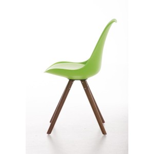 Silla de Diseño / Confidente ALMA nogal, muy exclusiva color negro