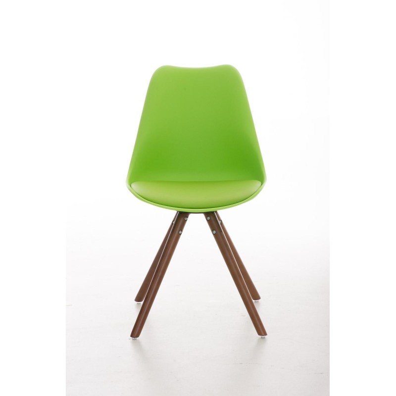 Silla de Diseño / Confidente ALMA nogal, muy exclusiva color negro