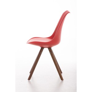 Silla de Diseño / Confidente ALMA nogal, muy exclusiva color negro