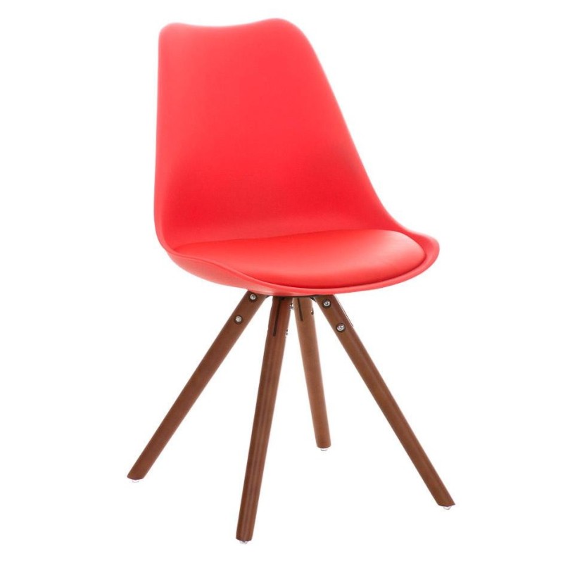 Silla de Diseño / Confidente ALMA nogal, muy exclusiva color negro