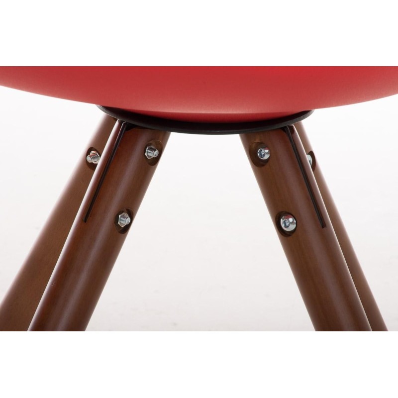 Silla de Diseño / Confidente ALMA nogal, muy exclusiva color negro