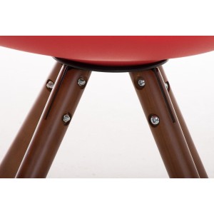 Silla de Diseño / Confidente ALMA nogal, muy exclusiva color negro