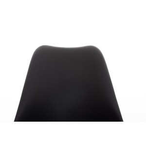 Silla de Diseño / Confidente ALMA nogal, muy exclusiva color negro