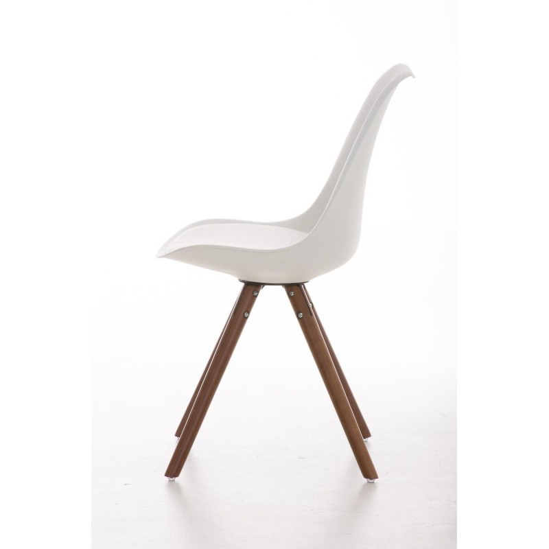 Silla de Diseño / Confidente ALMA nogal, muy exclusiva color negro