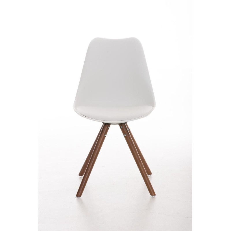 Silla de Diseño / Confidente ALMA nogal, muy exclusiva color negro